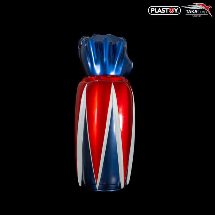 Réplique du fulguropoing dans Goldorak