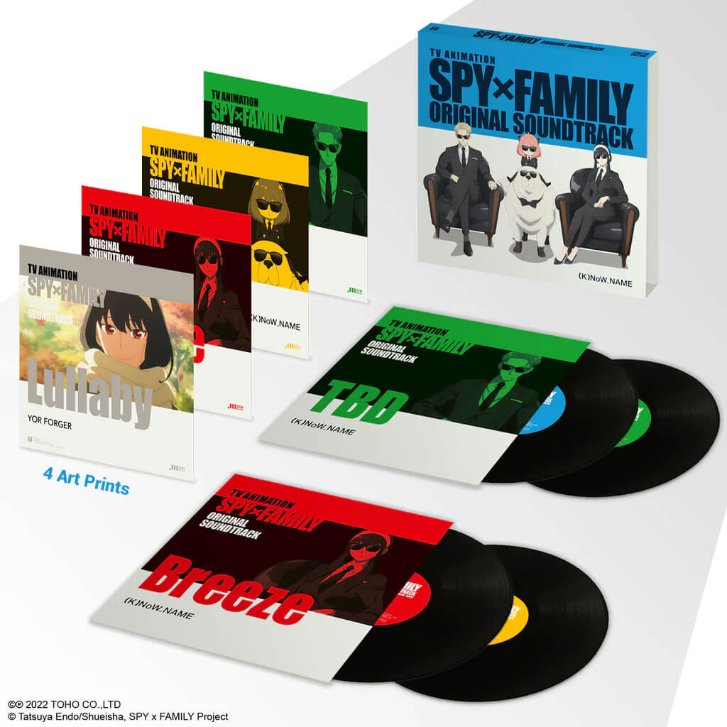 SPY x FAMILY saison 1 Bande Originale Edition Collector Deluxe 4 vinyles
