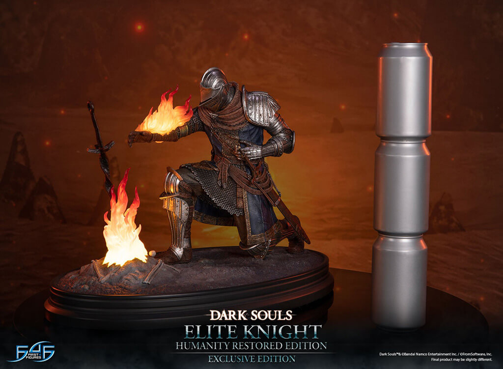 Statuette en résine Elite Knight édition Humanité restaurée dans Dark Souls par F4F