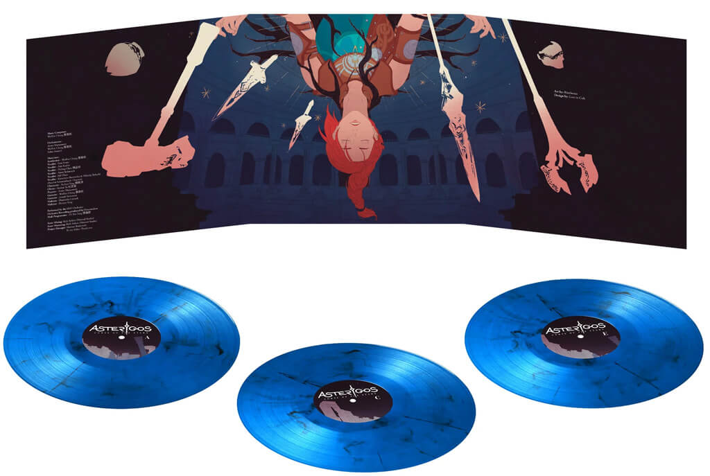 Asterigos Curse of the Stars Bande originale triple vinyle bleu