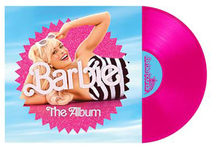 Le film Barbie 2023 Bande originale Édition Limitée Vinyle Rose Néon
