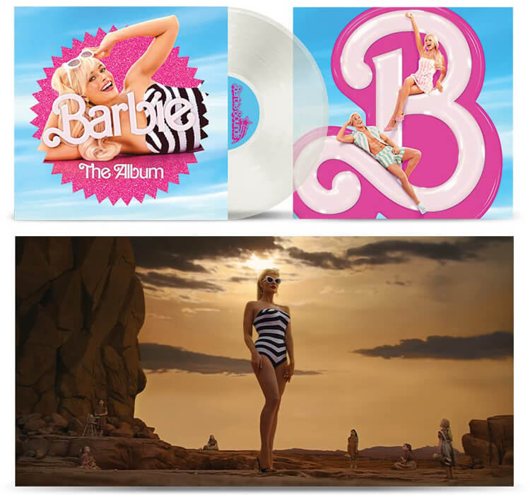 Le film Barbie 2023 Bande originale Vinyle transparent