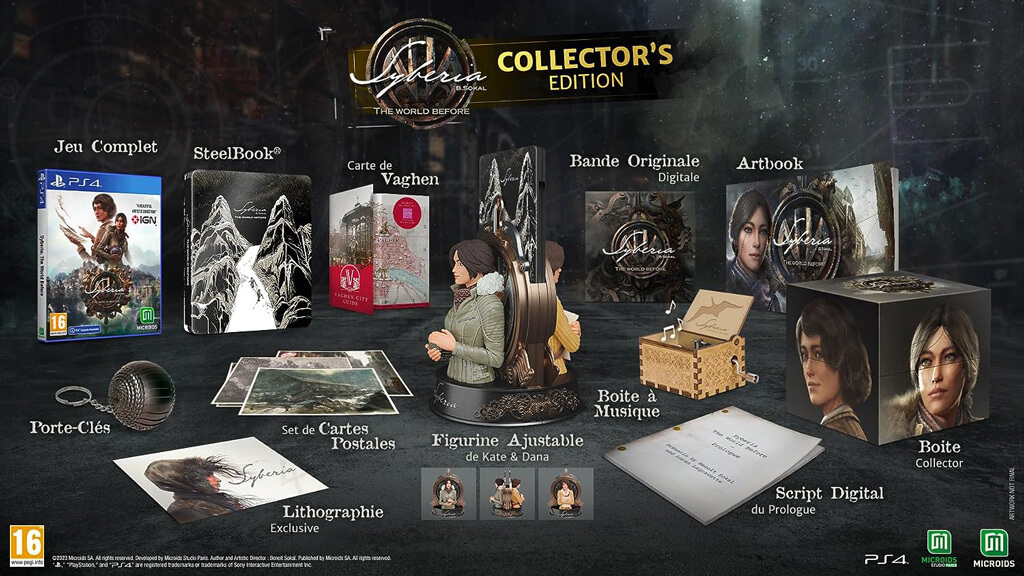 Syberia The World Before Edition collector PS4
