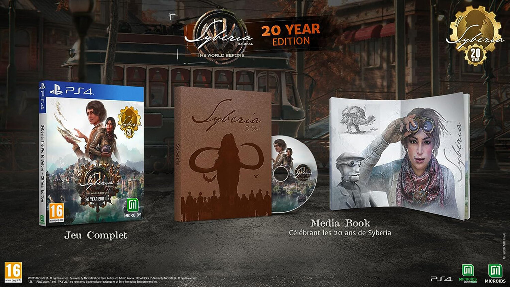 Syberia The World Before Edition 20ème anniversaire PS4