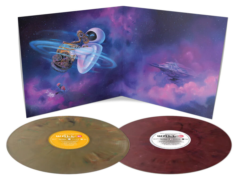 WALL E 2008 Bande originale double vinyle colorés 15ème anniversaire