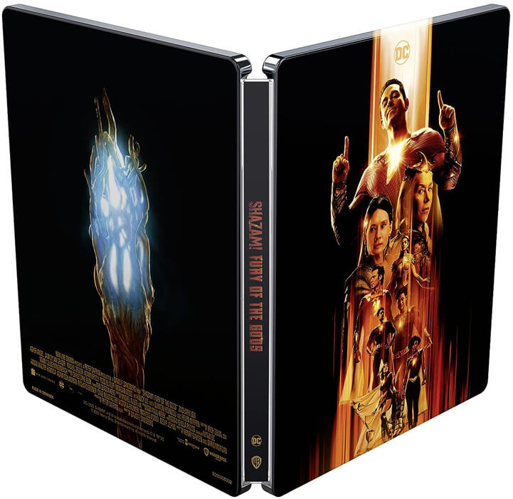 Shazam 2 La Rage des dieux steelbook 4K