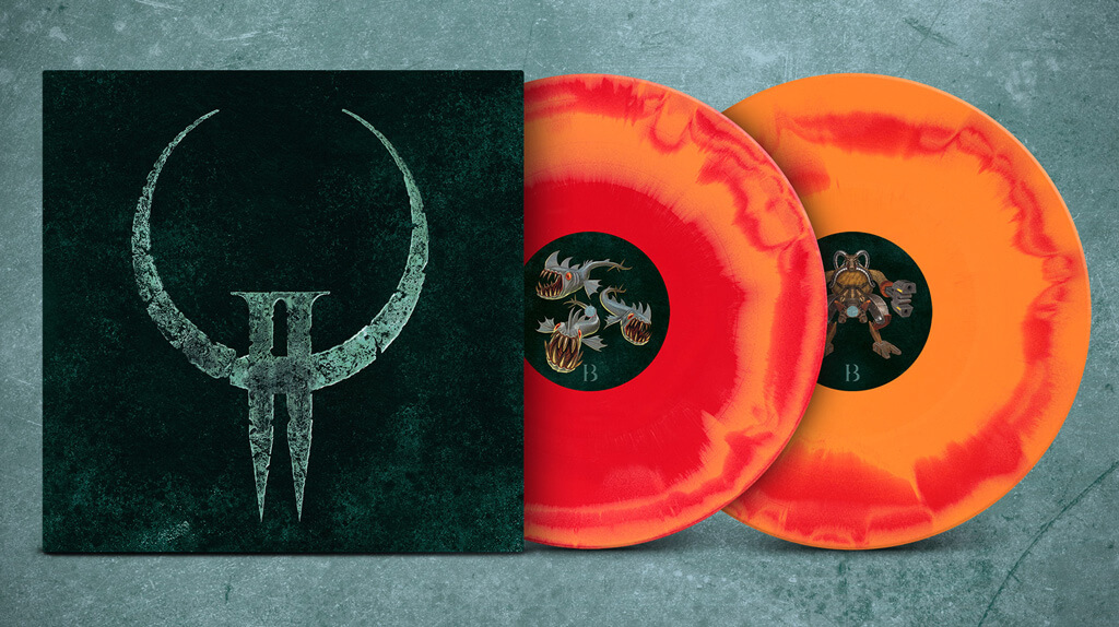 Quake II bande originale édition Deluxe double vinyle coloré
