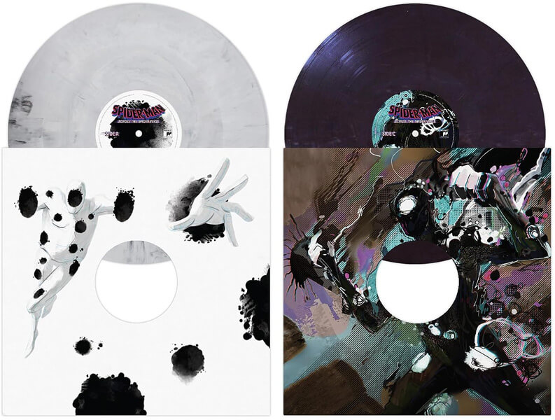 Spider Man Across the Spider Verse bande vinyle