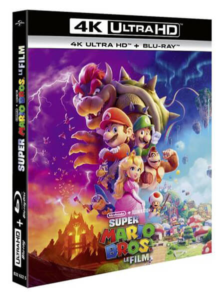 Super Mario Bros le film blu ray 4K standard