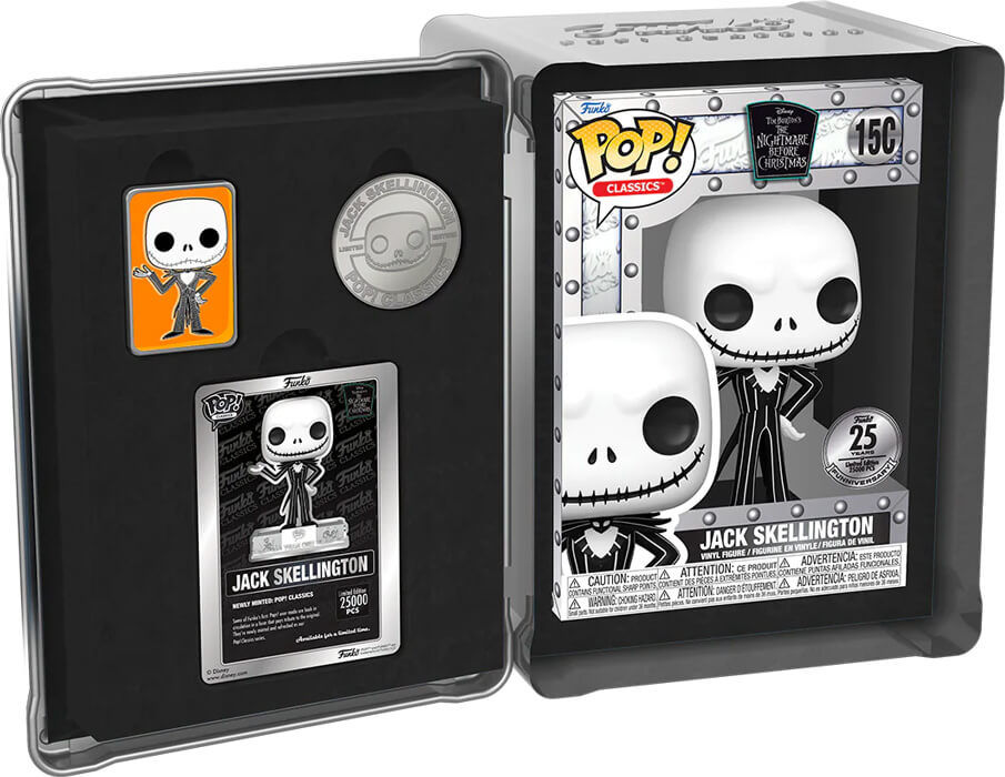 Figurine 25ème anniversaire de Funko Pop Jack Skellington dans L Étrange Noël de monsieur Jack