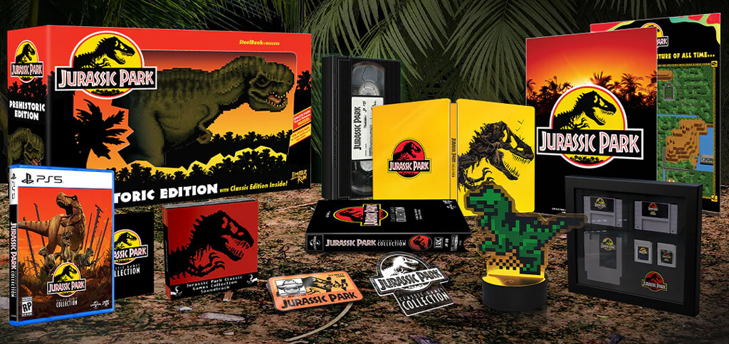 Jurassic Park classic games collection édition collector préhistorique