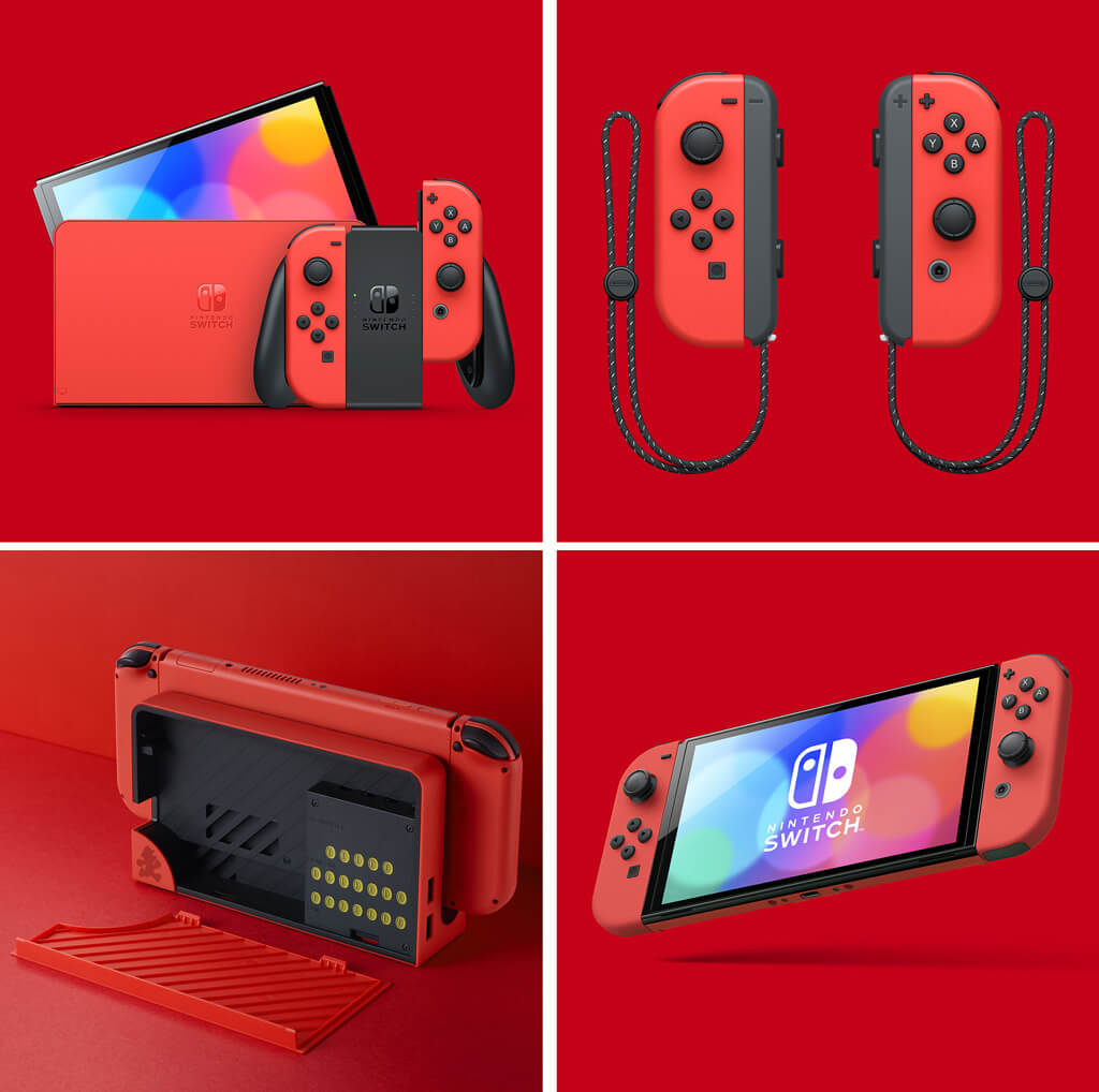 Nintendo Switch OLED édition Mario rouge