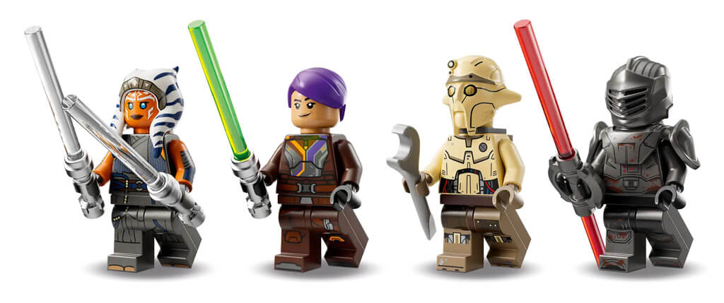 figurine LEGO Star Wars de la navette T 6 d Ahsoka Tano