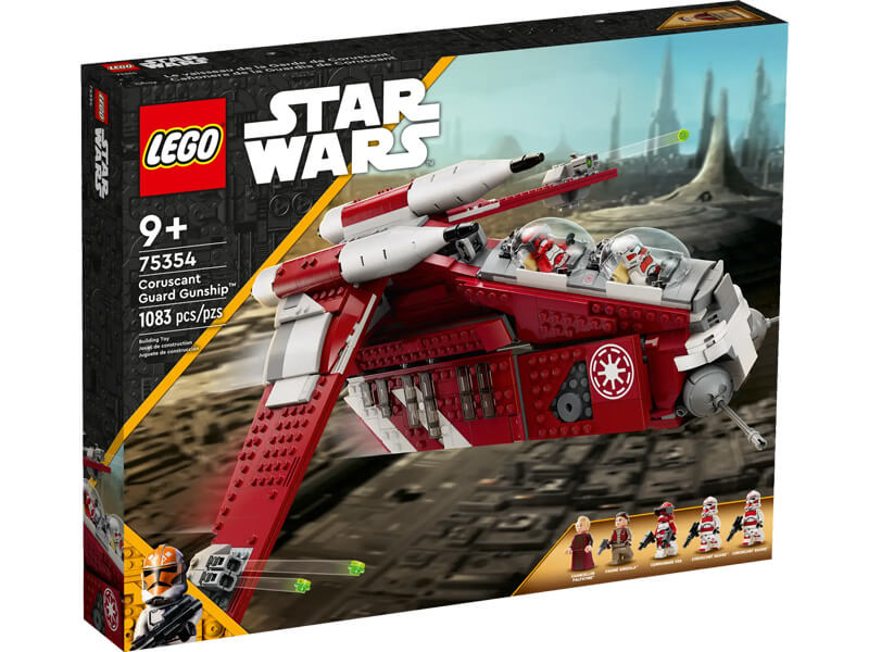 boite LEGO Star Wars de la canonnière de Coruscant