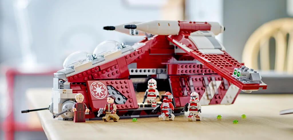LEGO Star Wars de la canonnière de Coruscant