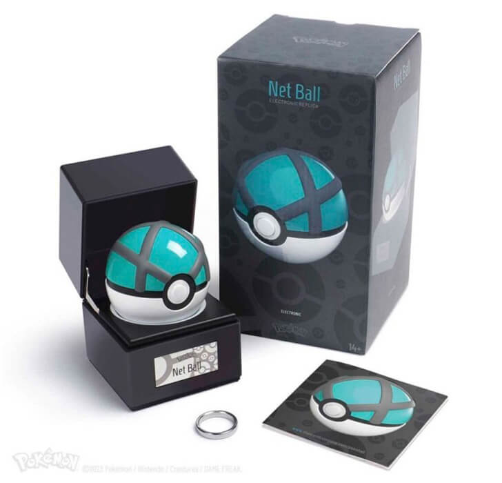 Réplique en métal de la Filet Ball dans Pokémon