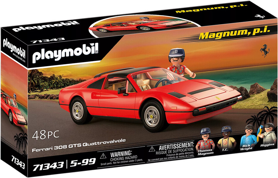 Playmobil de la Ferrari 308 GTS Quattrovalvole dans la série Magnum