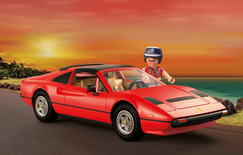 Playmobil la Ferrari 308 GTS Quattrovalvole dans la série Magnum