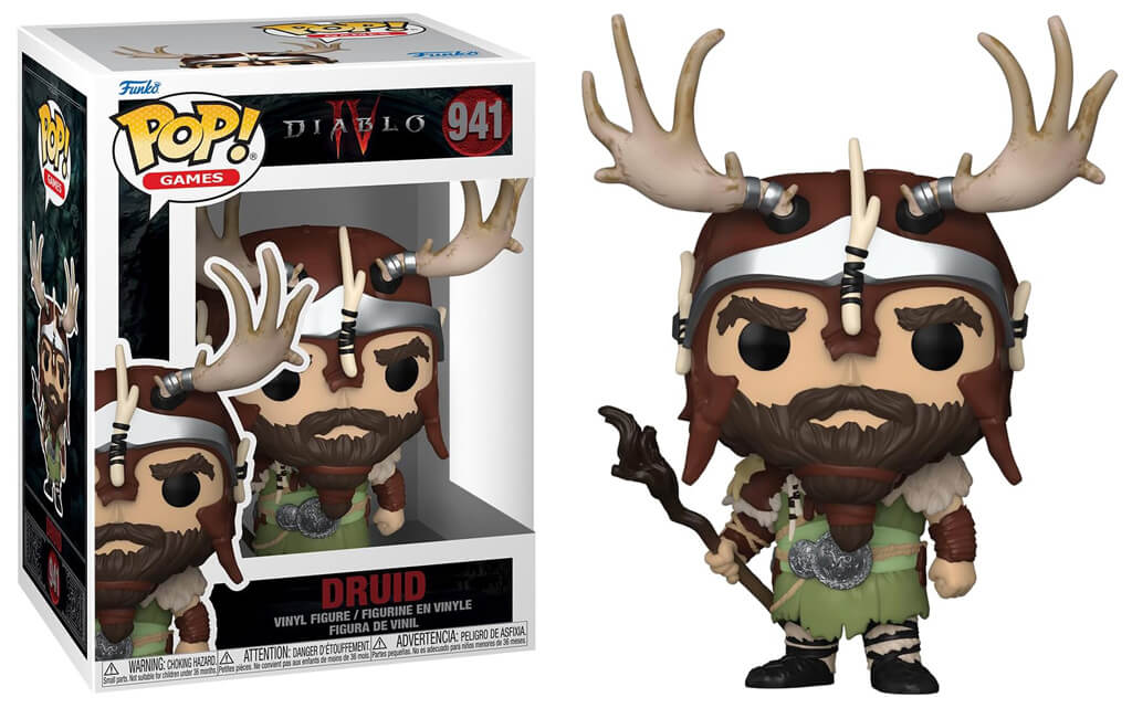 Figurine Funko Pop d un Druide dans Diablo IV