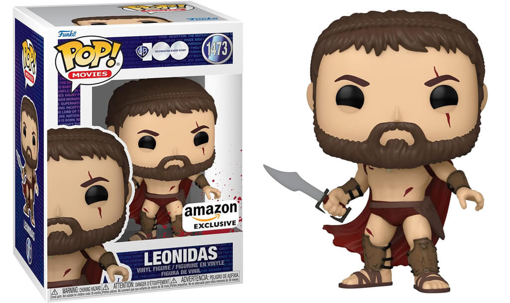 Figurines Funko Pop de Leonidas dans le film 300