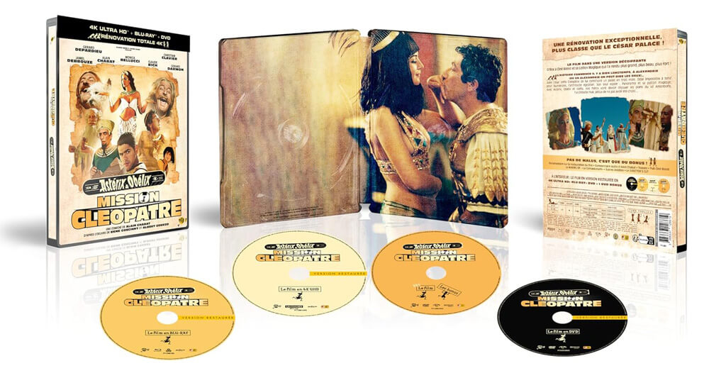 Astérix et Obélix Mission Cléopâtre 2002 steelbook 4K