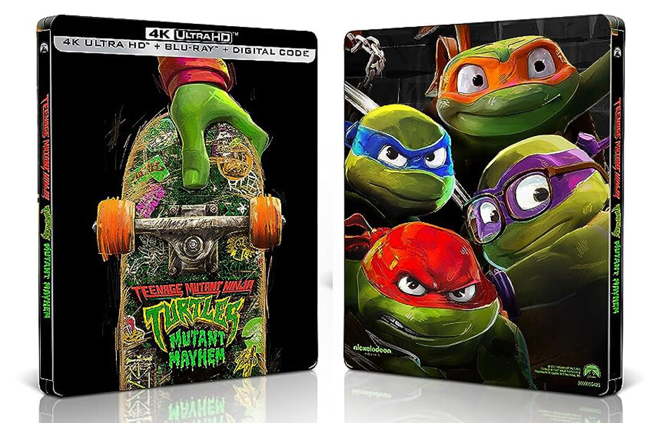 visuels Ninja Turtles Teenage Years steelbook 4K