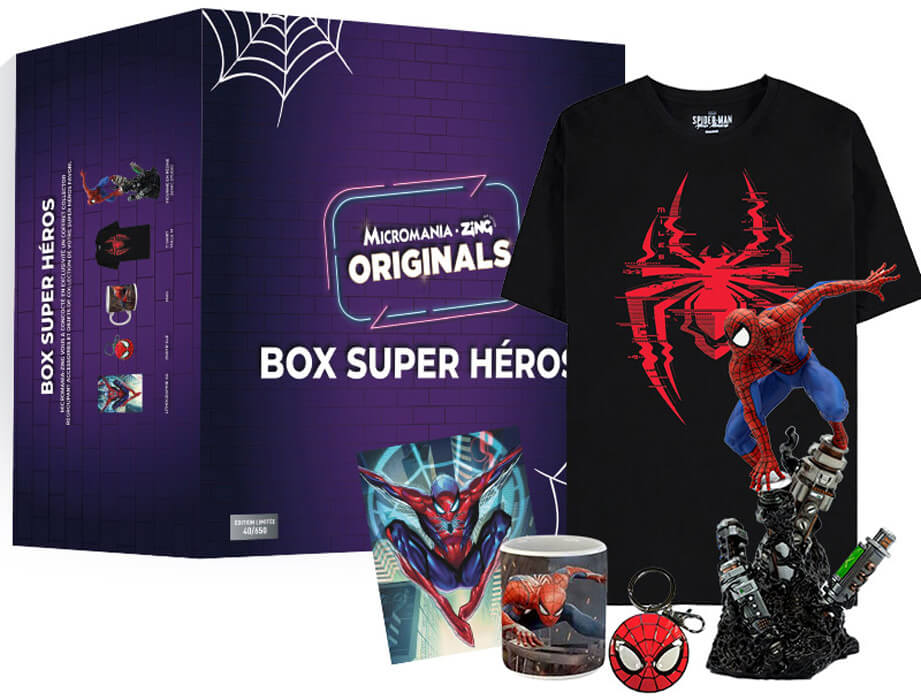 Box Super Héros Spider Man  Micromania originals